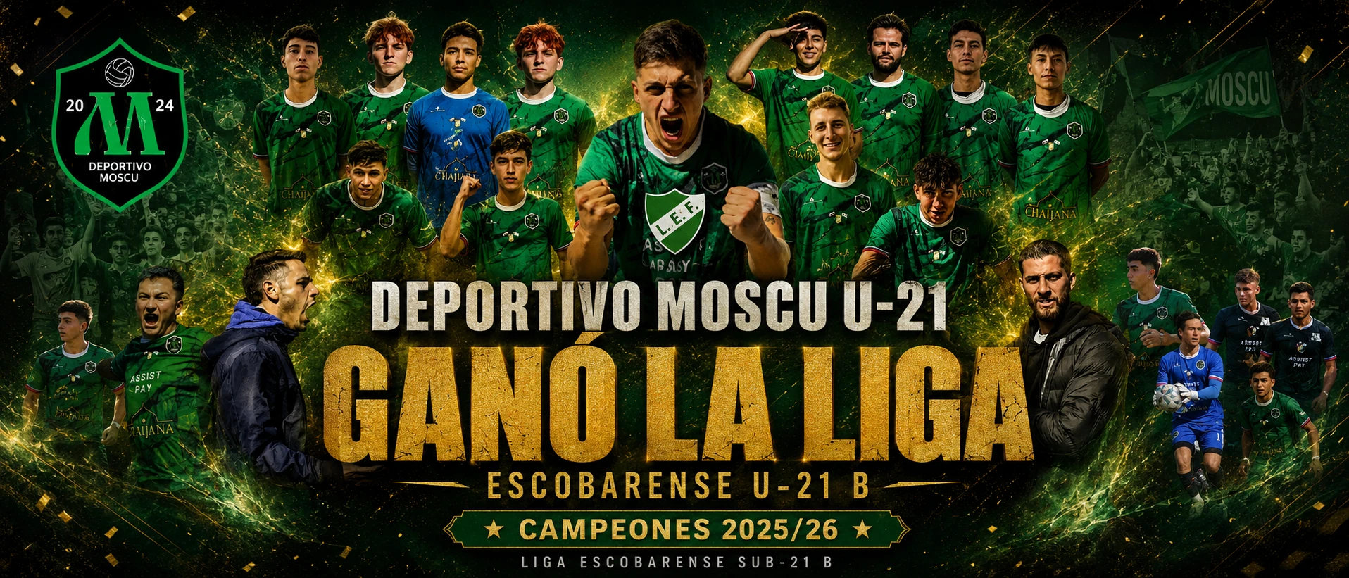 Deportivo Moscu U-21 ganó la Liga Escobarense U-21 B
