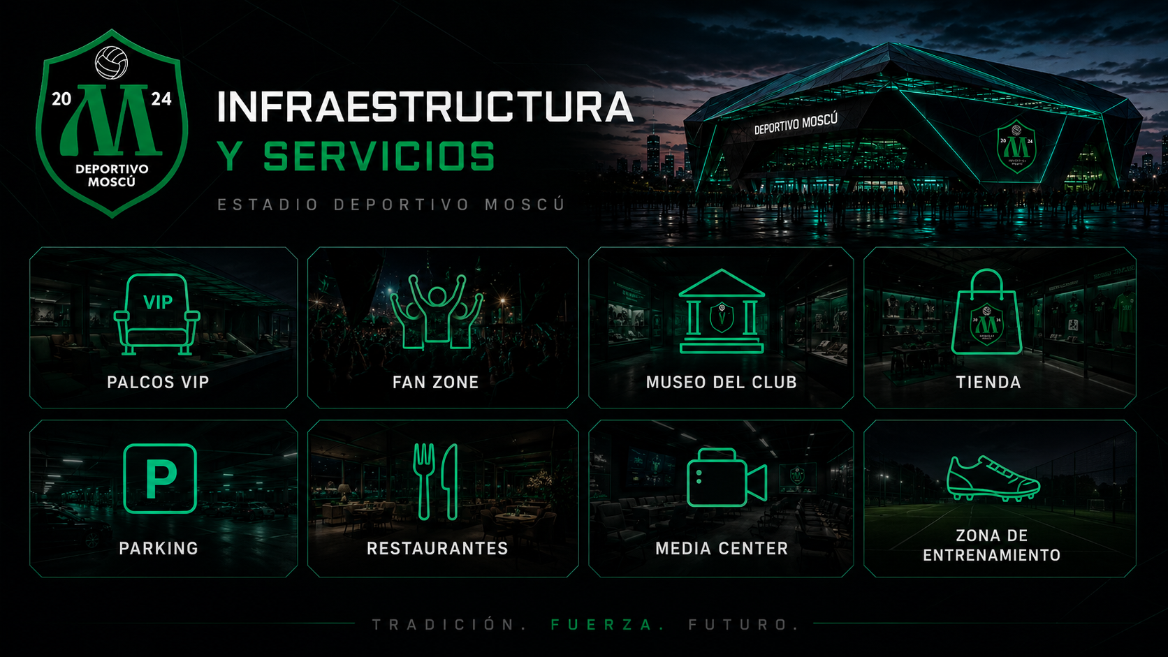 Инфраструктура стадиона Deportivo Moscu
